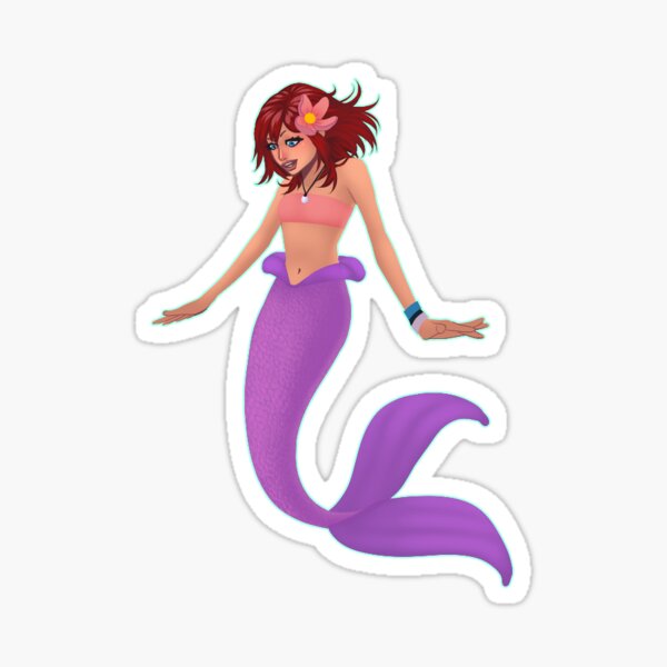 Artikel-Vorschau von Kairi Meerjungfrau Sticker, designt und verkauft von Twin1TwinA.