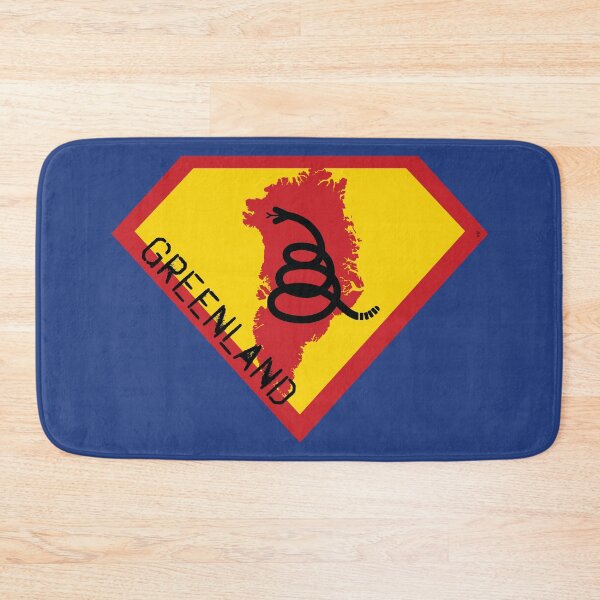 Item preview, GREENLAND SHIELD - Freedom Is The Superpower - Modern Gadsden Snake Flag - Dont Tread On Me SUPERHERO spellout design designed and sold by pelagio.