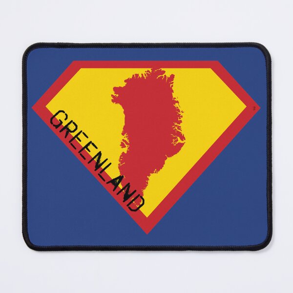 Item preview, SUPER GREENLAND SHIELD - Freedom Is The Superpower - SUPERHERO spellout design designed and sold by pelagio.