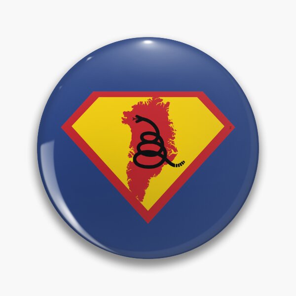 Item preview, GREENLAND SHIELD - Freedom Is The Superpower - Modern Gadsden Snake Flag - Dont Tread On Me SUPERHERO   design designed and sold by pelagio.