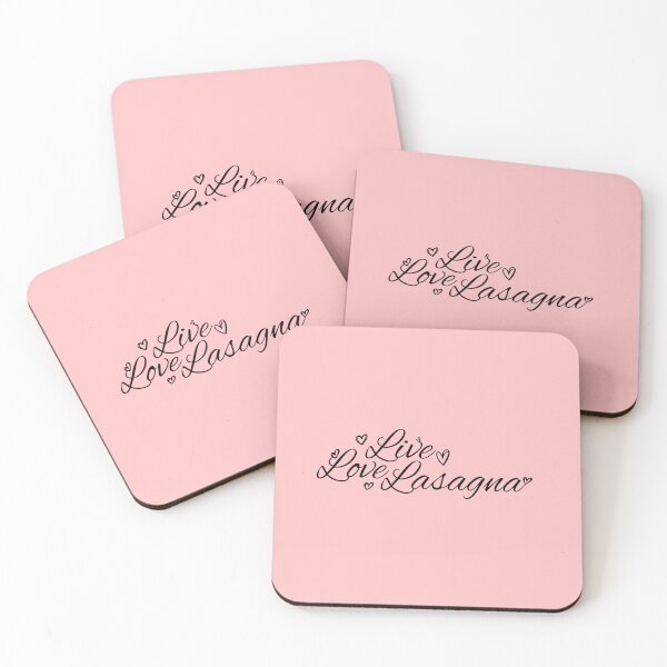 Item preview, Live, love, lasagna designed and sold by Free-Cat.