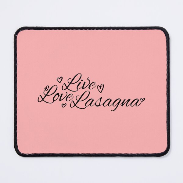 Item preview, Live, love, lasagna designed and sold by Free-Cat.