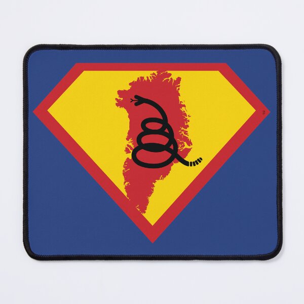 Item preview, GREENLAND SHIELD - Freedom Is The Superpower - Modern Gadsden Snake Flag - Dont Tread On Me SUPERHERO   design designed and sold by pelagio.
