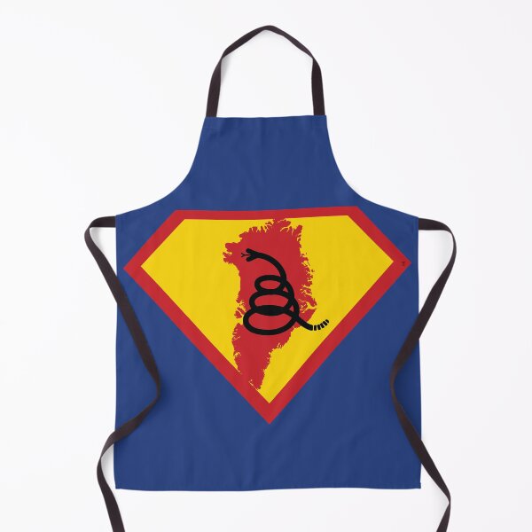 Item preview, GREENLAND SHIELD - Freedom Is The Superpower - Modern Gadsden Snake Flag - Dont Tread On Me SUPERHERO   design designed and sold by pelagio.