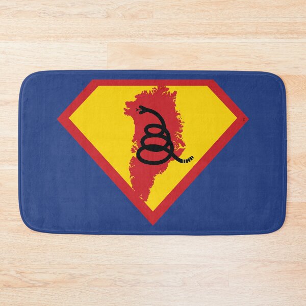 Item preview, GREENLAND SHIELD - Freedom Is The Superpower - Modern Gadsden Snake Flag - Dont Tread On Me SUPERHERO   design designed and sold by pelagio.