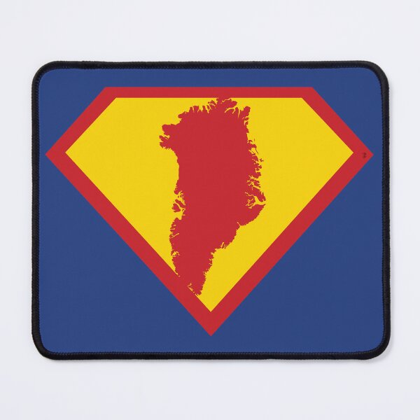 Item preview, SUPER GREENLAND SHIELD - Freedom Is The Superpower - SUPERHERO design designed and sold by pelagio.