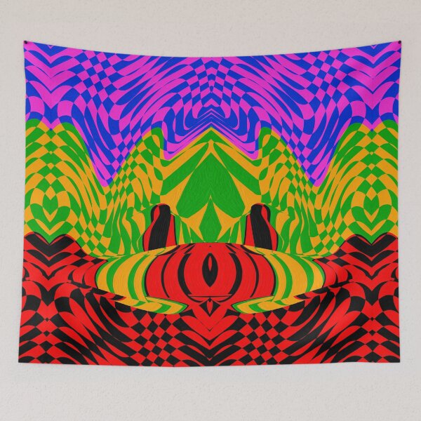 Item preview, VICTOR VASARELY VARIABLE GEOMETRY CHECKERBOARD ART ANIMAL ABSTRACT PAINTING ##12 designed and sold by Ralek.