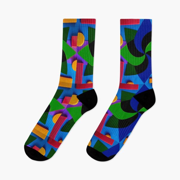 Item preview, Vibrant Symmetry – A Fusion of Geometry and Color designed and sold by baindy.
