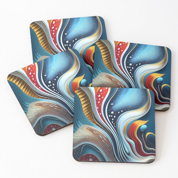 Item preview, Vibrant Abstract Kaleidoscope: Wearable Art for Every Space  designed and sold by nadeem4design.