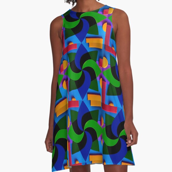 Item preview, Vibrant Symmetry – A Fusion of Geometry and Color designed and sold by baindy.