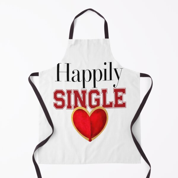 Item preview, Happily Single – Funny Relationship Status designed and sold by Taans-Creation.