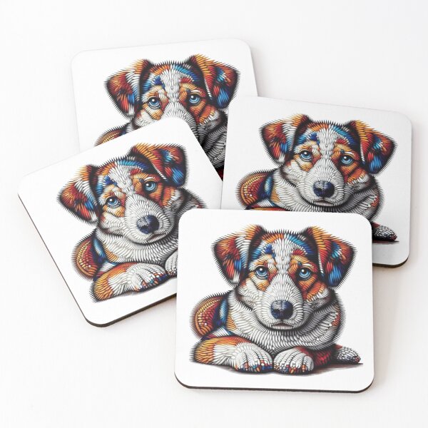 Item preview,  Abstract Dog Vasarely Style image Great Design designed and sold by Creat-Des.