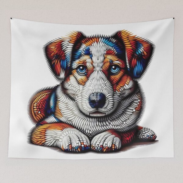 Item preview,  Abstract Dog Vasarely Style image Great Design designed and sold by Creat-Des.
