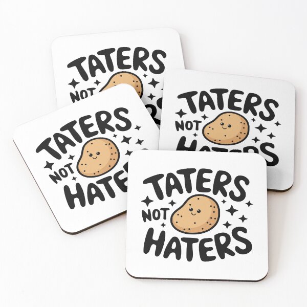 Item preview, Taters Not Haters! Funny Cute Potato Pun designed and sold by PMCreative.