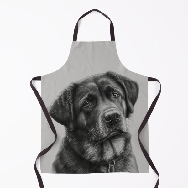 Item preview, Charcoal Style Large Mongrel Dog designed and sold by lascositasdetri.