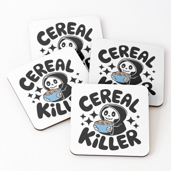 Item preview, Cereal Killer! Funny Grim Reaper Food Pun designed and sold by PMCreative.