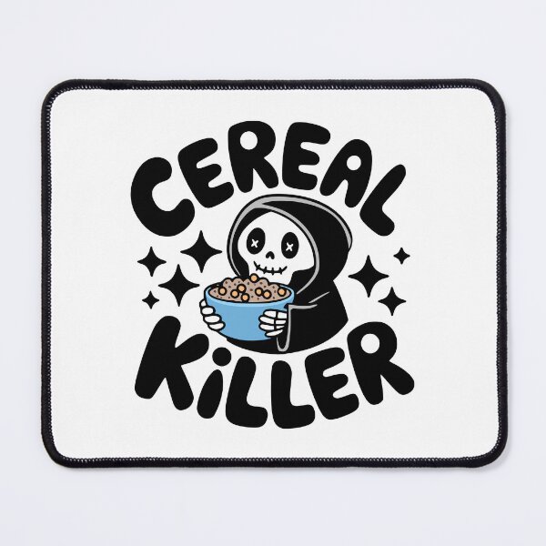 Item preview, Cereal Killer! Funny Grim Reaper Food Pun designed and sold by PMCreative.