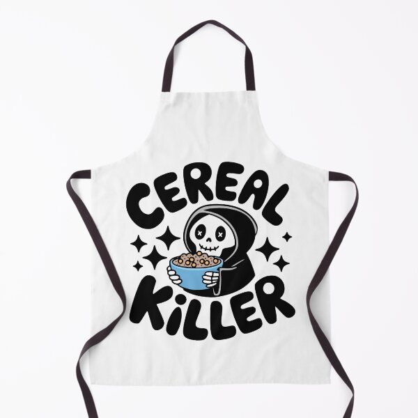 Item preview, Cereal Killer! Funny Grim Reaper Food Pun designed and sold by PMCreative.