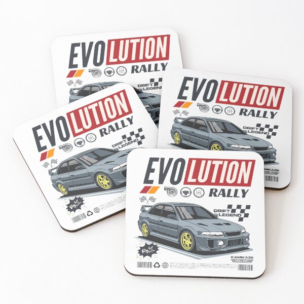 Item preview, Retro Comic Japanese JDM Evolution Rally Racing designed and sold by SECTOR EIGHT.