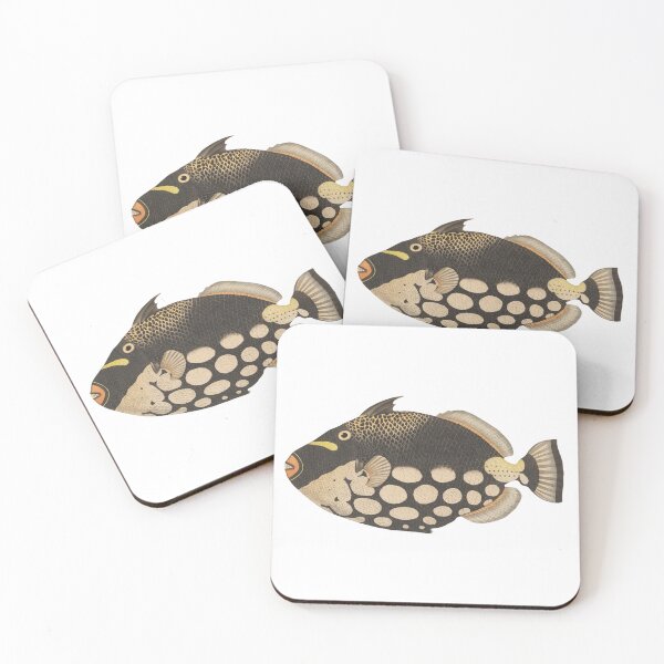 Item preview, Spotted Clown Triggerfish Art designed and sold by IrisAndIvy.