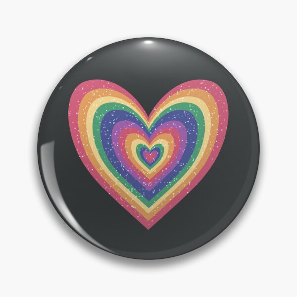 Item preview, Sparkly Rainbow Heart designed and sold by Weremoose.