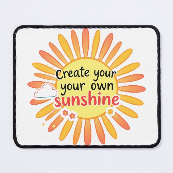 Item preview, Create Your Own Sunshine Positive Motivational Aesthetic designed and sold by zoughlal.