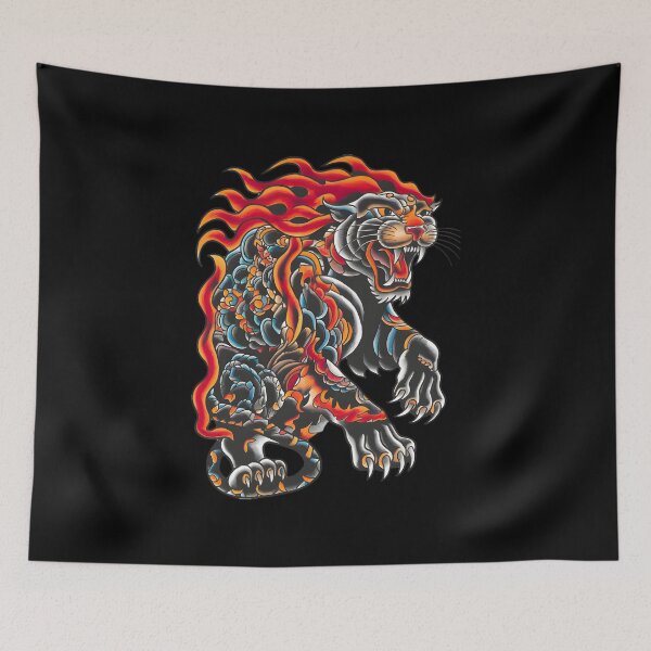 Item preview, Japanese Panther Tattoo designed and sold by macadolie.