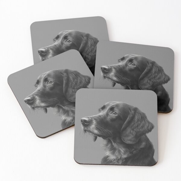 Item preview, Charcoal Style Mongrel Dog designed and sold by lascositasdetri.