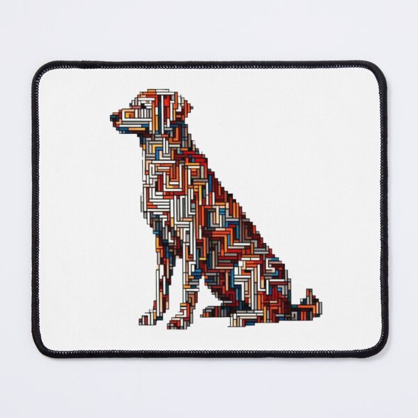 Item preview, Abstract Dog Vasarely Style image Great Design designed and sold by Creat-Des.