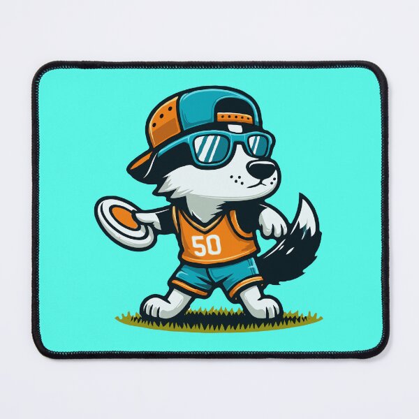 Item preview, Dog Playing Ultimate Frisbee designed and sold by McThingummy.