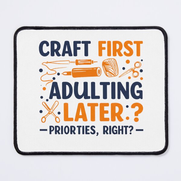 Item preview, Craft First, Adulting Later designed and sold by FitEnvy.