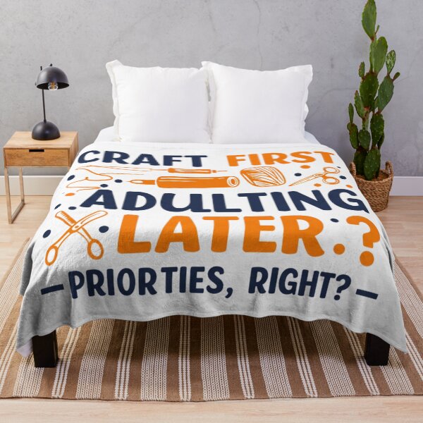 Item preview, Craft First, Adulting Later designed and sold by FitEnvy.