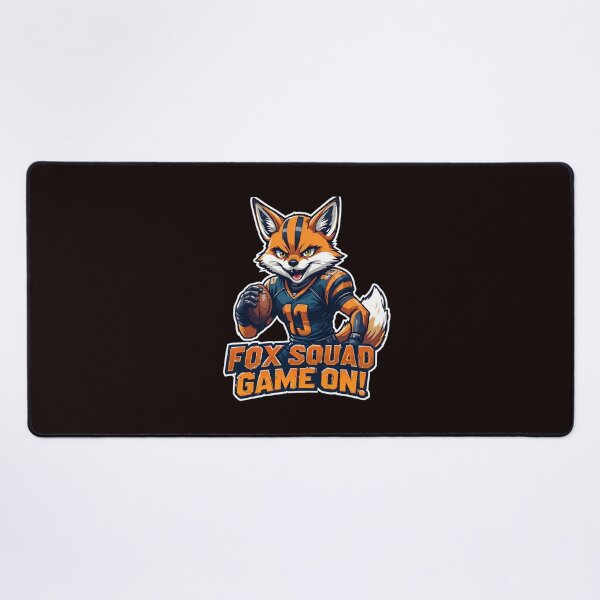 Item preview, Fox Squad Game On Football Mascot designed and sold by NileNova.