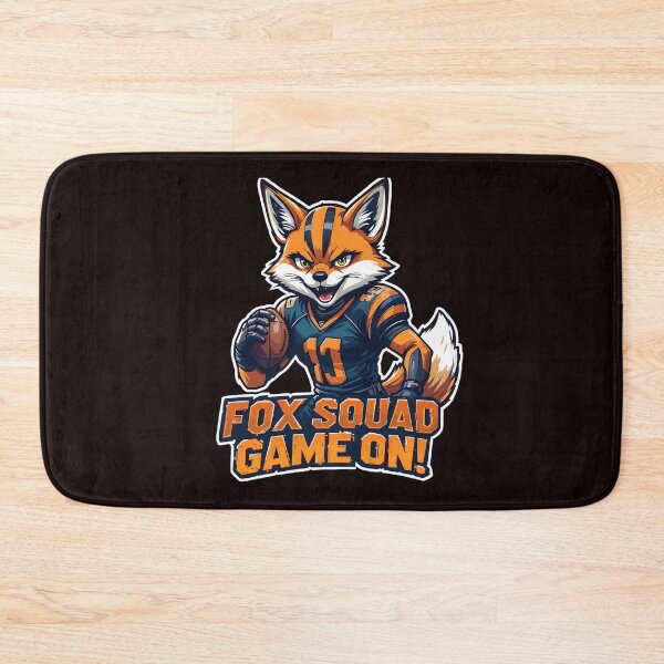 Item preview, Fox Squad Game On Football Mascot designed and sold by NileNova.