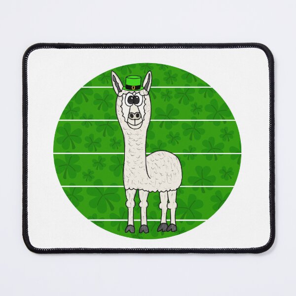 Item preview, St Patrick's Day Llama Irish Funny designed and sold by doodlerob.