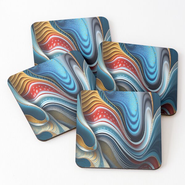Item preview, Vibrant Abstract Kaleidoscope: Wearable Art for Every Space  designed and sold by nadeem4design.