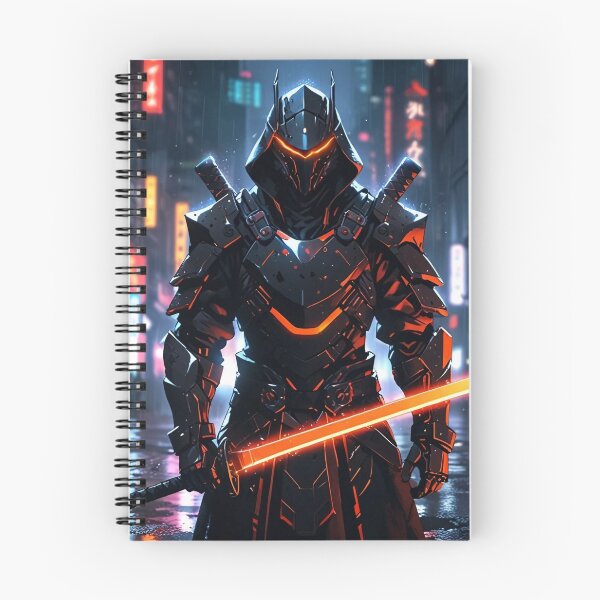 Item preview, Cyber Samurai Warrior – Neon Blade Aesthetic designed and sold by ShadowTek.