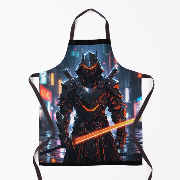 Item preview, Cyber Samurai Warrior – Neon Blade Aesthetic designed and sold by ShadowTek.