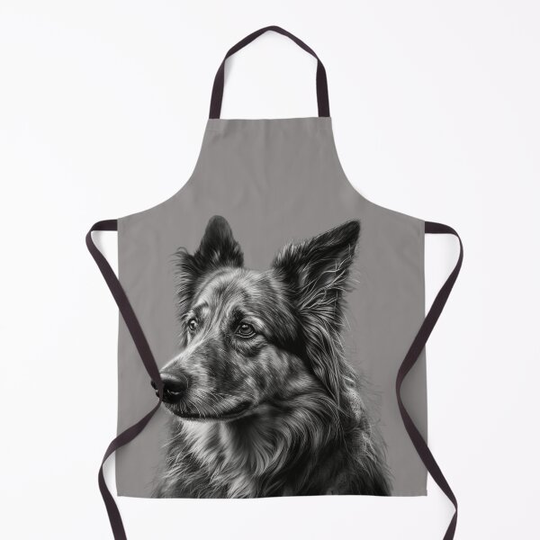 Item preview, Charcoal Style Mongrel Dog designed and sold by lascositasdetri.