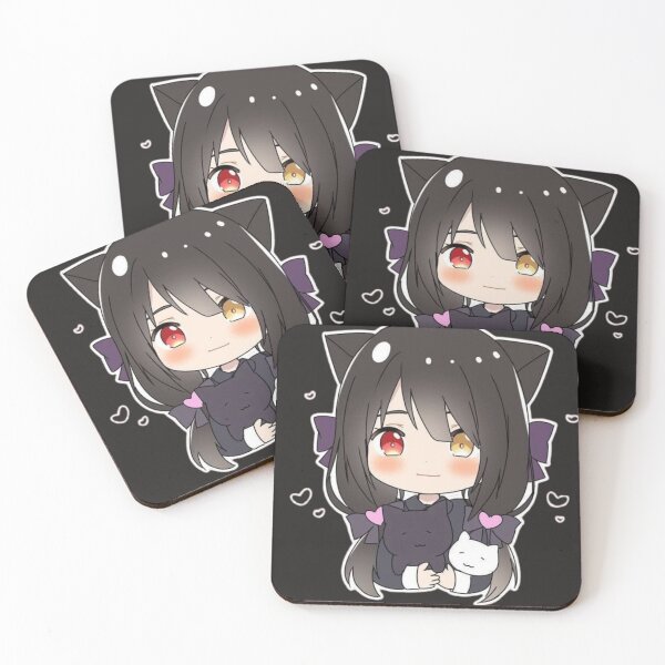 Item preview, Chibi Tokisaki Kurumi with cats  designed and sold by xVicksx.