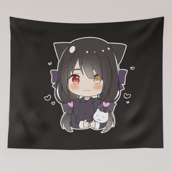 Item preview, Chibi Tokisaki Kurumi with cats  designed and sold by xVicksx.
