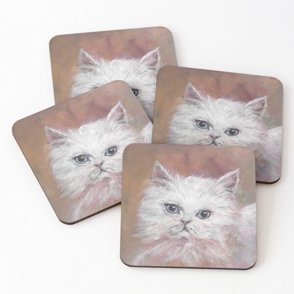 Item preview, Persian cat portrait designed and sold by just3notes.