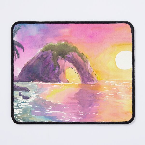 Item preview, Golden Sunset Over Paria Arch Trinidad Tobago West Indies designed and sold by artshop77.