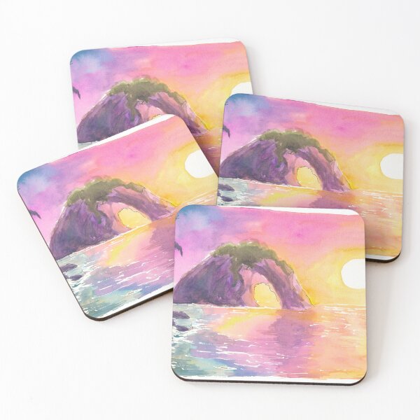 Item preview, Golden Sunset Over Paria Arch Trinidad Tobago West Indies designed and sold by artshop77.