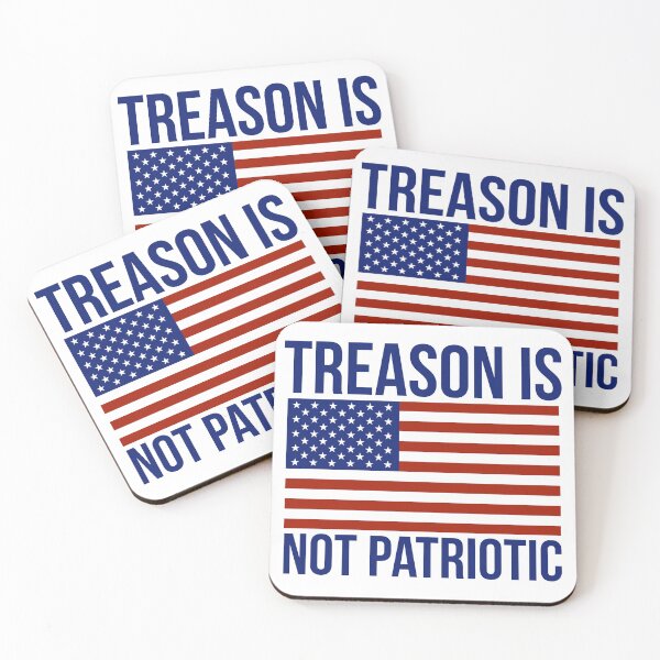 Item preview, Treason is not patriotic flag design  designed and sold by Rachel the Artist .