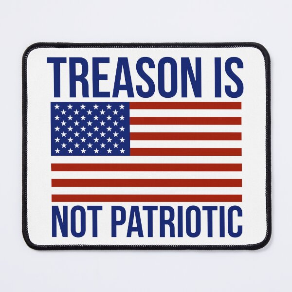 Item preview, Treason is not patriotic flag design designed and sold by Rachel the Artist .