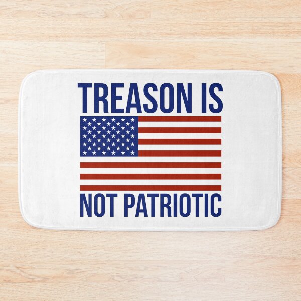 Item preview, Treason is not patriotic flag design  designed and sold by Rachel the Artist .