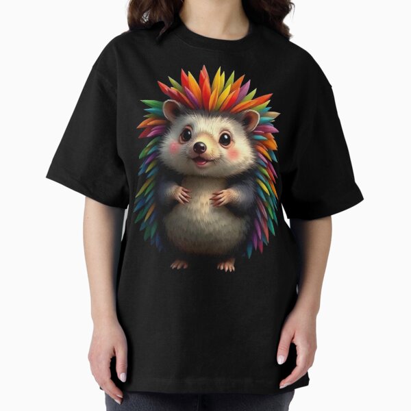 Item preview, Magical Rainbow Hedgehog – Cuteness in Spikes designed and sold by M.B.Designing.
