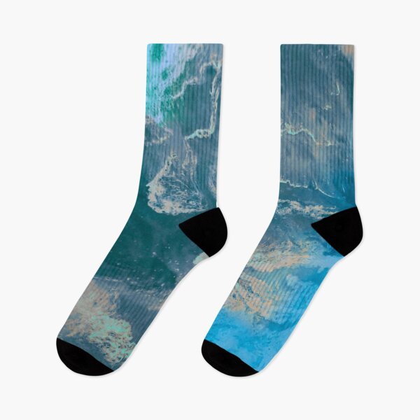 Item preview, ocean waves watercolor art designed and sold by cutecrazytshirt.