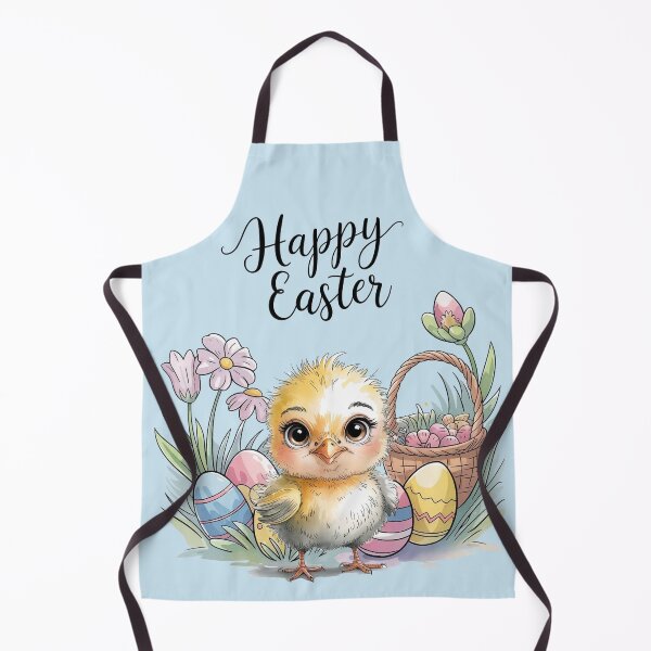 Item preview, Easter Chicken with Basket and Eggs designed and sold by WikaKowalczyk.